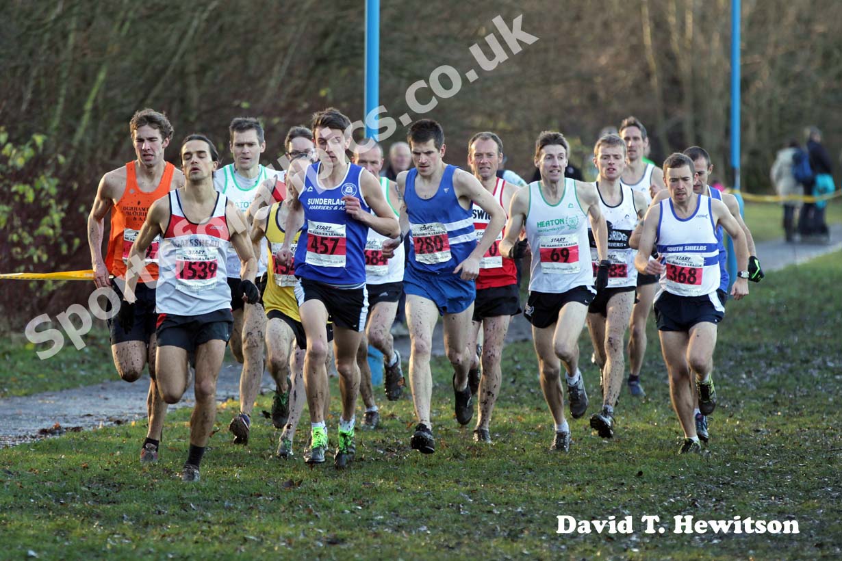 Red start, Start First North East Harrier League,  Jarrow.